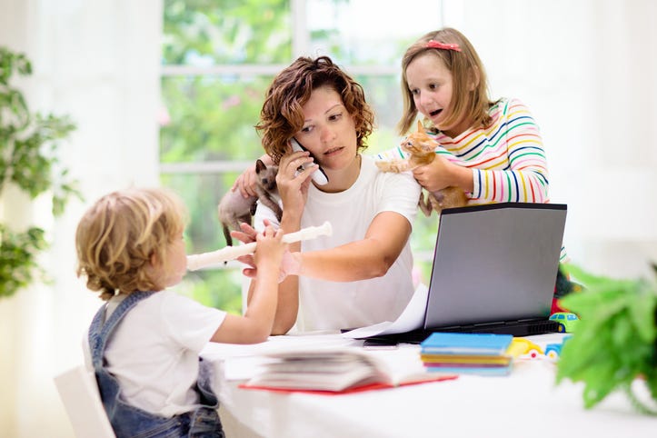 Busy mom