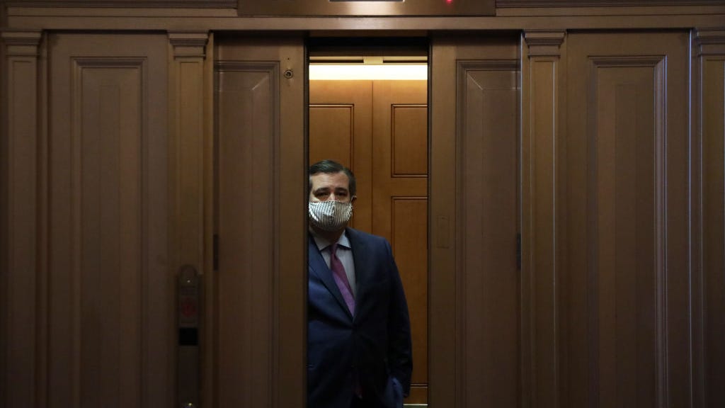 Ted Cruz hid in supply closet during January 6th riot