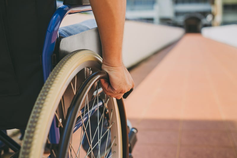 Person in wheelchair