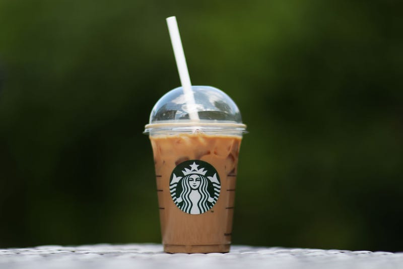 A Starbucks beverage. 