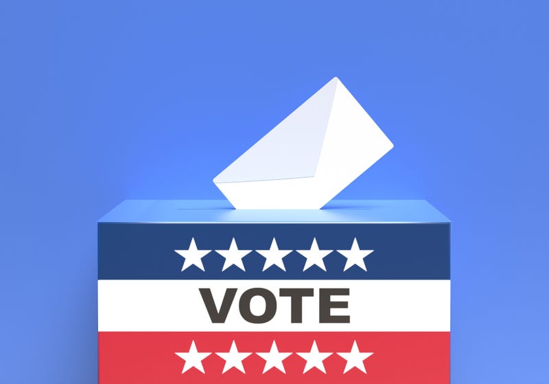 ballot box and election day concept