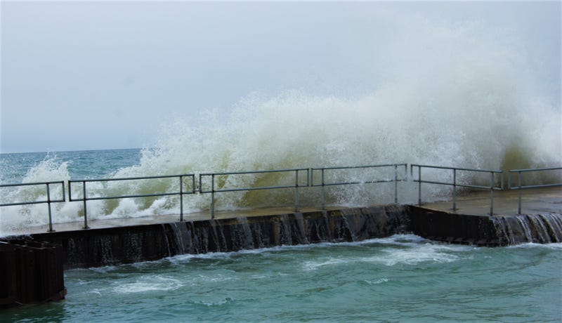 Lake Michigan waves
