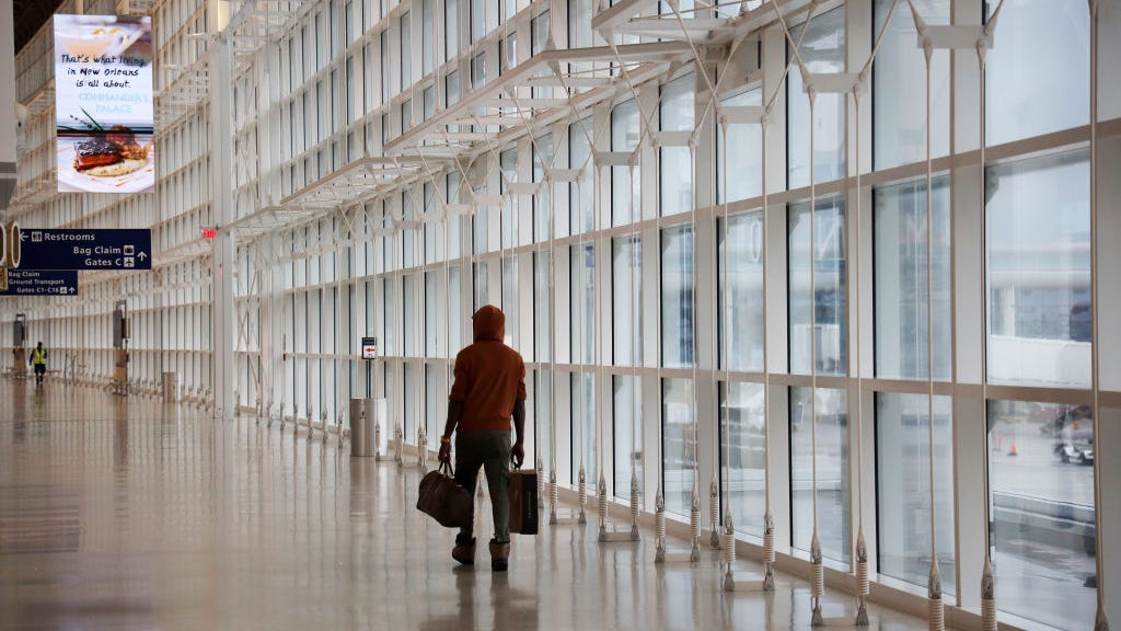 New Orleans airport cancels more than 170 flights as Hurricane Ida rolls in