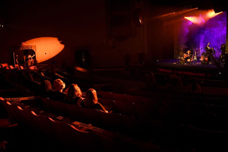 Travis McCready performs social distance concert