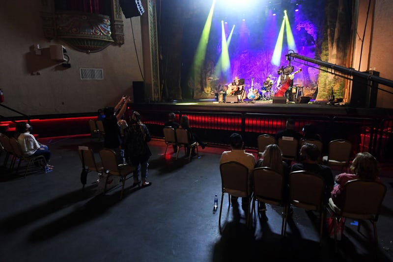 Travis McCready performs social distance concert