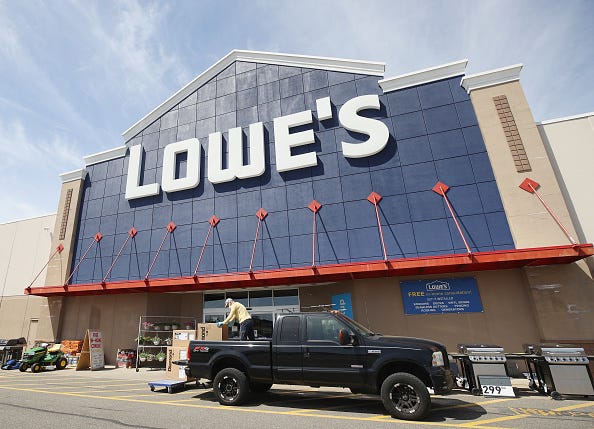Lowe's department store. 