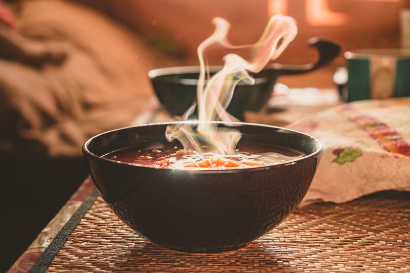 Bowl of hot soup