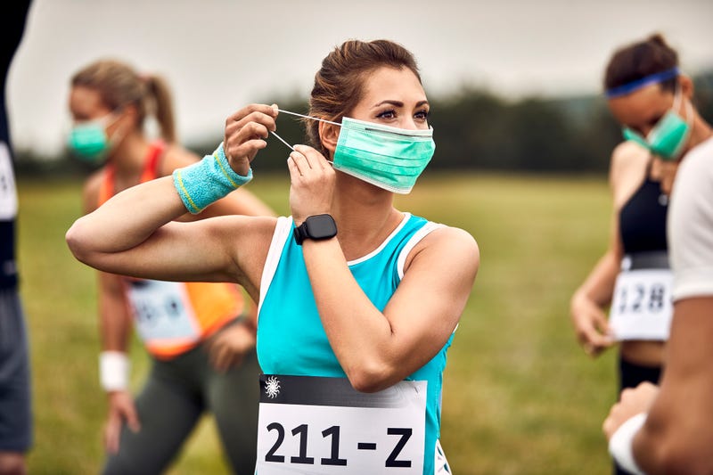 Participants in four races must wear masks on some portions of the course, race officials announced in updates to the race's health protocols over the last two weeks. 
