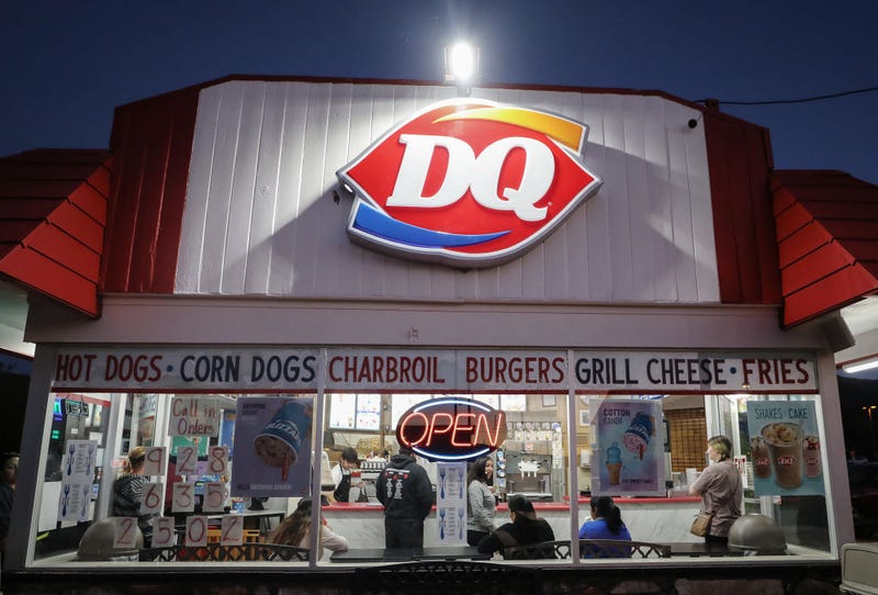 atrons gather inside a Dairy Queen restaurant amid the coronavirus (COVID-19) pandemic on May 25, 2020 in Williams, Arizona.