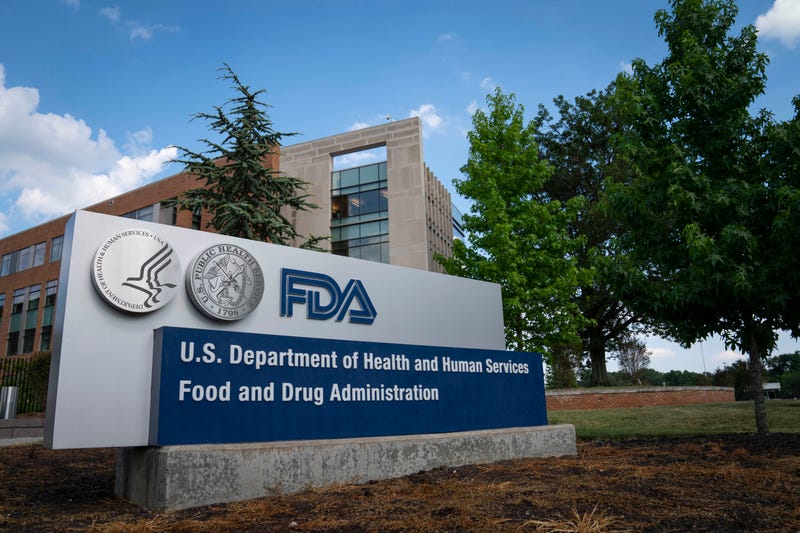 A sign for the Food And Drug Administration is seen outside of the headquarters in White Oak, Maryland. 