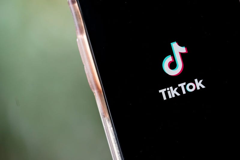 In this photo illustration, the TikTok app is displayed on an Apple iPhone on August 7, 2020 in Washington, DC. (Photo Illustration by Drew Angerer/Getty Images)