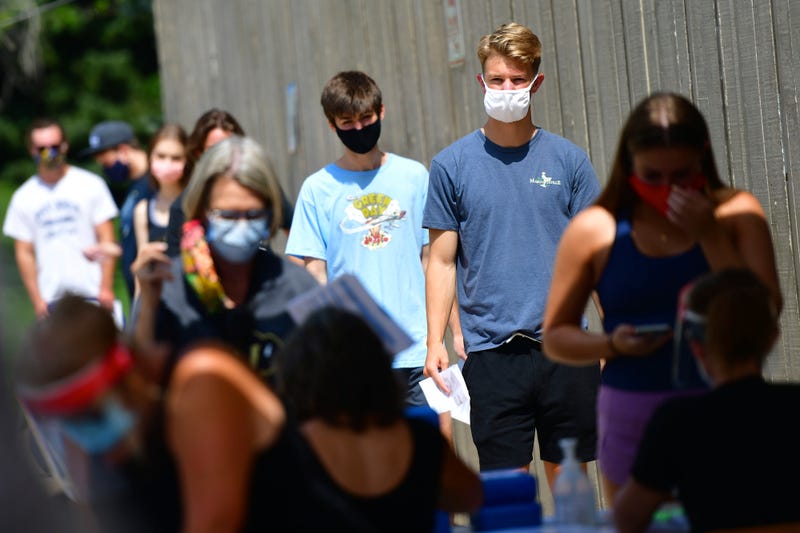 Lines for COVID testing have been a standard site at college campuses nationwide this fall.