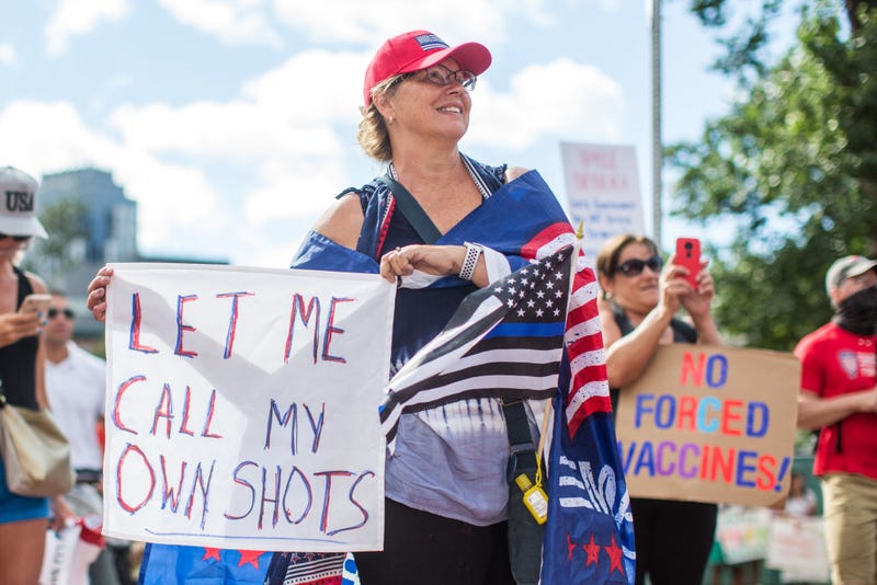 Protest against vaccine mandates