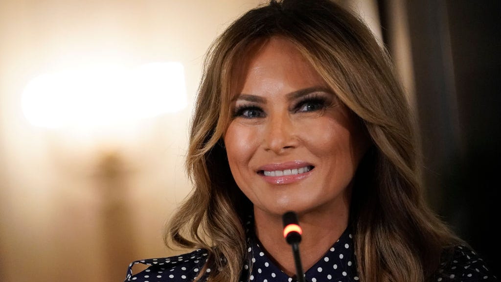 Melania Trump selling NFT artwork that ‘embodies her cobalt blue eyes’