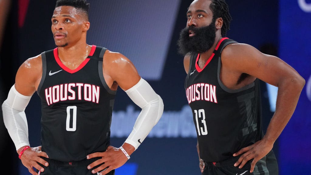 Report: Rockets' James Harden, Russell Westbrook express concern about franchise's direction