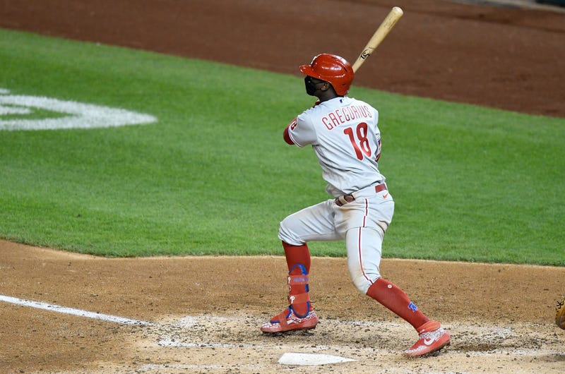 Didi Gregorius #18 of the Philadelphia Phillies