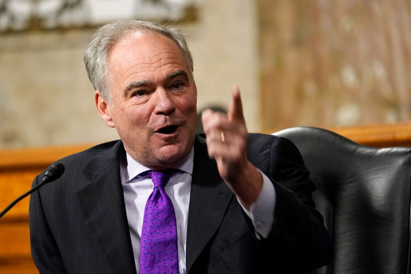 Sen. Tim Kaine (D-VA), speaks during a Senate Committee on Foreign Relations hearing on US Policy in the Middle East on Capitol Hill on September 24, 2020 in Washington, D.C.