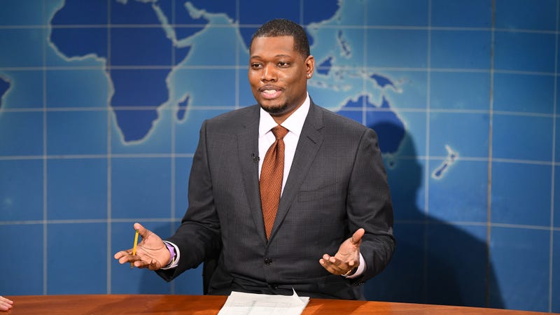 Michael Che during SNL Weekend Update - October 2020