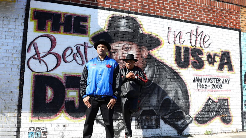 Darryl McDaniels and Joseph 'Run' Simmons of Run DMC