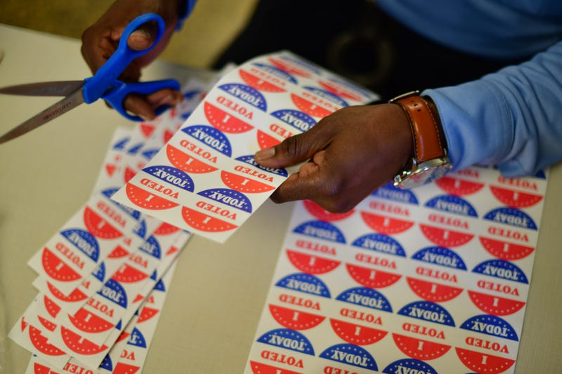 “I VOTED TODAY” stickers 