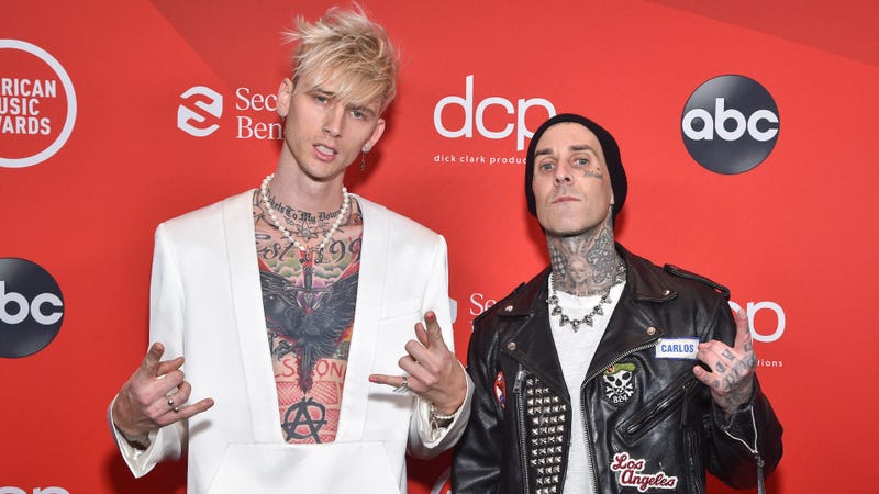 Machine Gun Kelly and Travis Barker