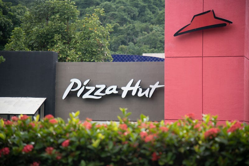 View of a Pizza Hut logo at a store in Caurimare on November 30, 2020 in Caracas, Venezuela.