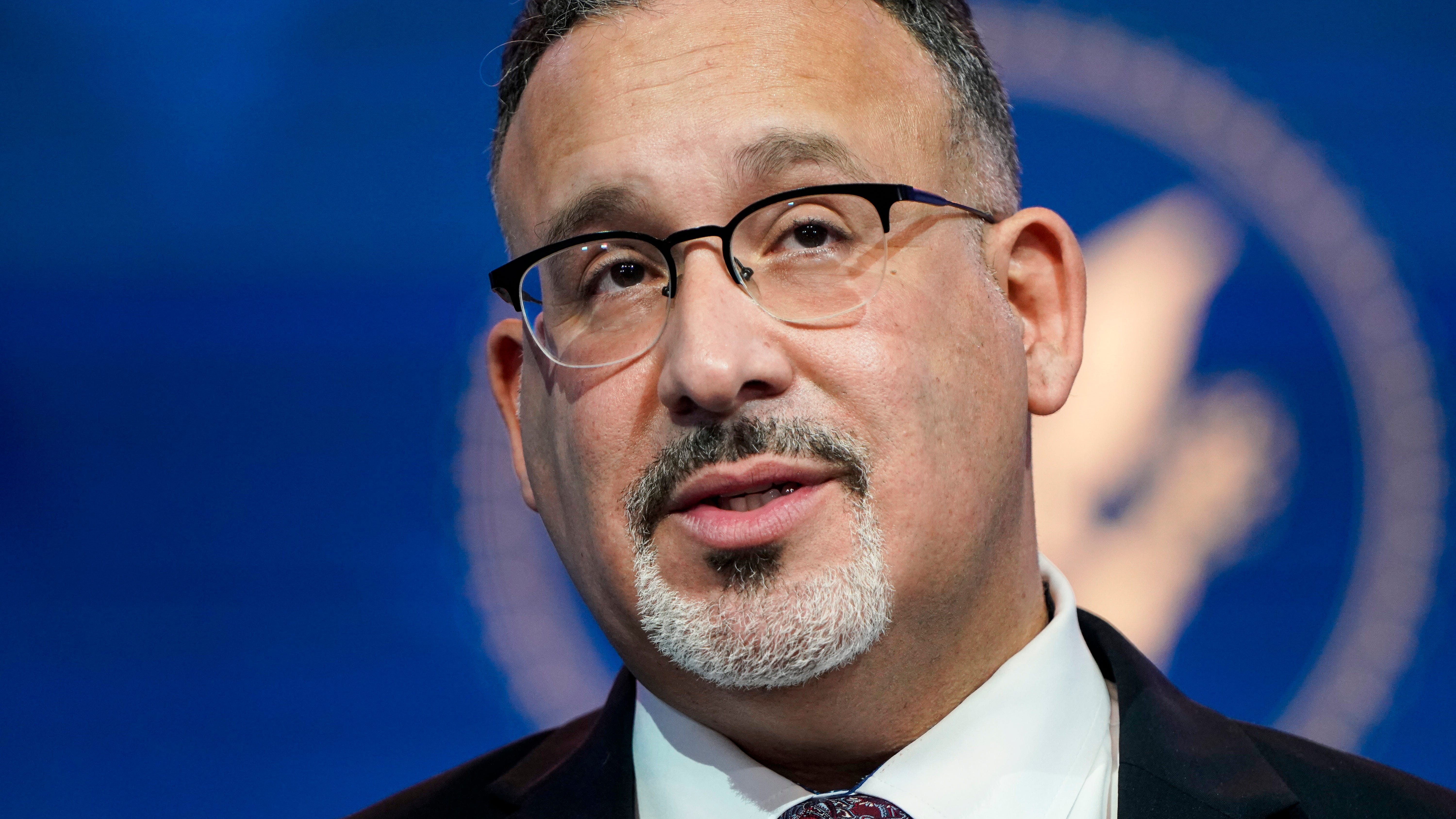 Education Secretary Cardona visits metro Detroit to discuss free community college