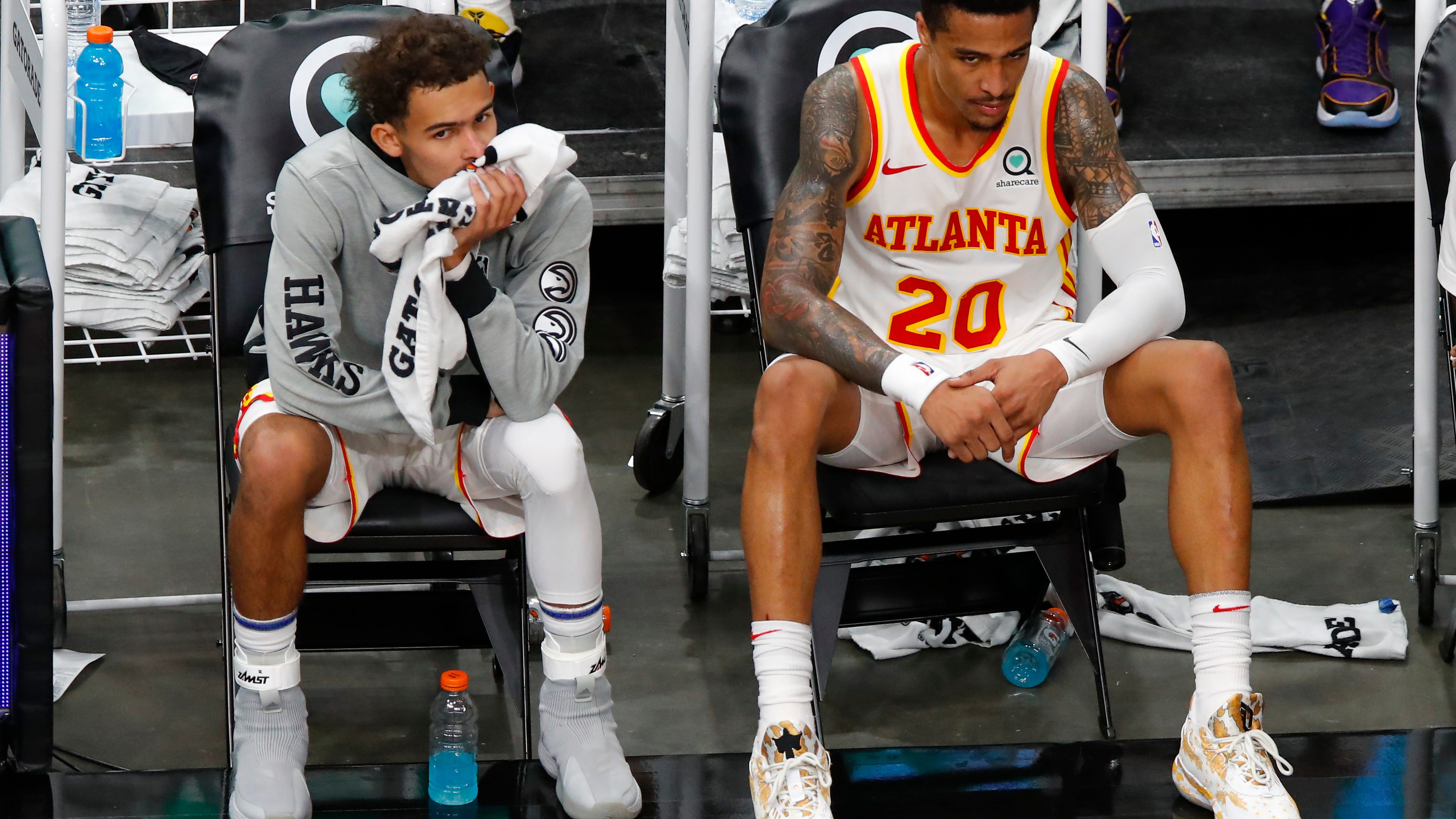 Hawks reportedly beset by John Collins-Trae Young rift amid uneven start
