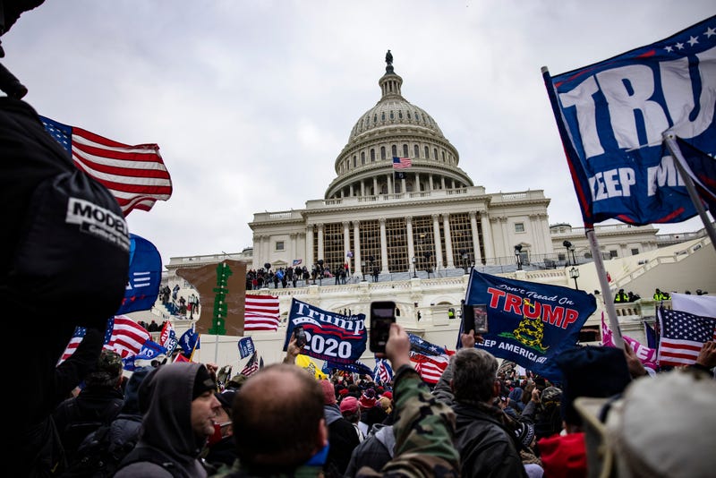 Trump Supporters Hold "Stop The Steal" Rally In DC Amid Ratification Of Presidential Election.
