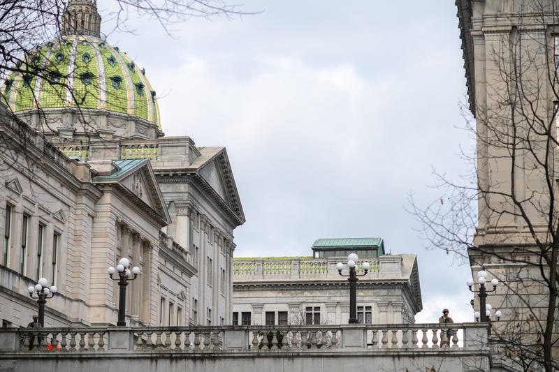 Pennsylvania Capitol, January 2021