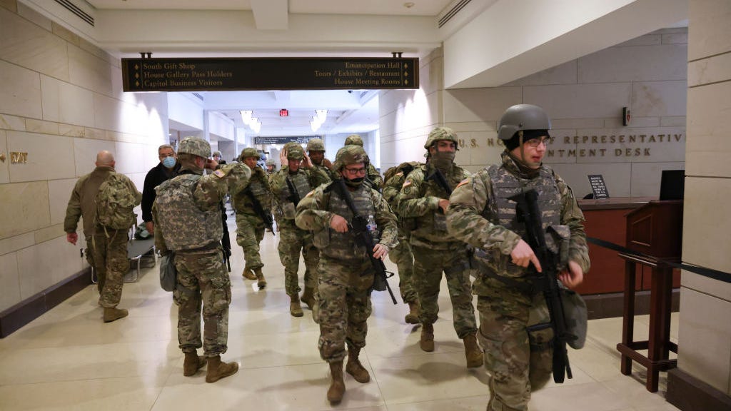 25,000 National Guard troops called to D.C. ahead of Biden inauguration