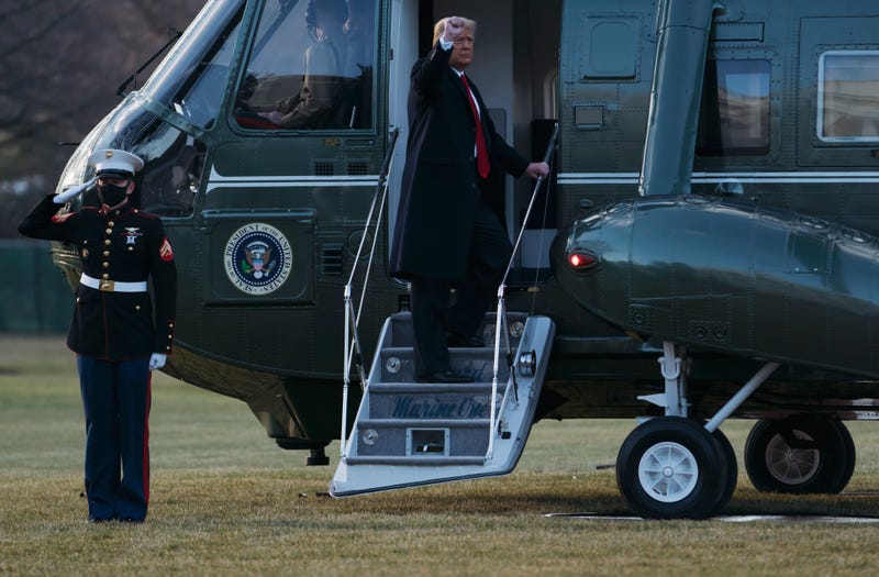 President Trump Leaves White House