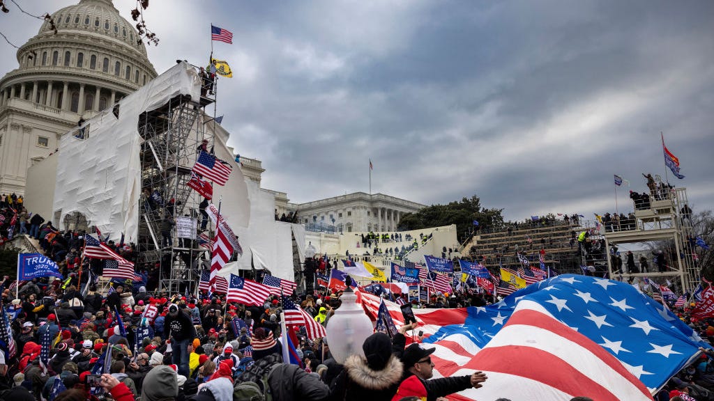 Oath Keeper describes massive gun pile gathered for Jan. 6
