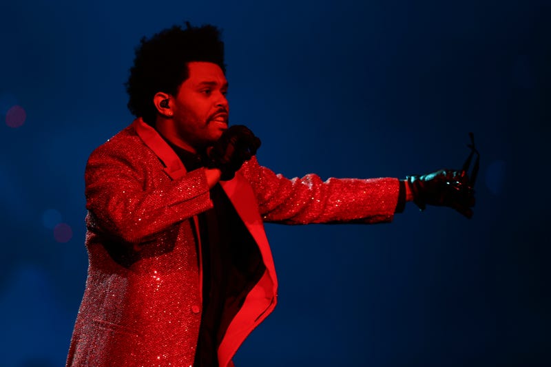 The Weeknd at Super Bowl LV