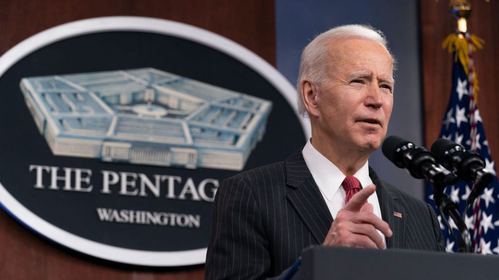 President Biden to propose $835 billion DoD budget, one of largest ever peacetime budgets