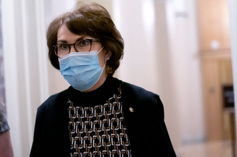 en. Jacky Rosen (D-NV) arrives before the fifth day of the Senate Impeachment trials for former President Donald Trump on Capitol Hill on February 13, 2021 in Washington, DC.