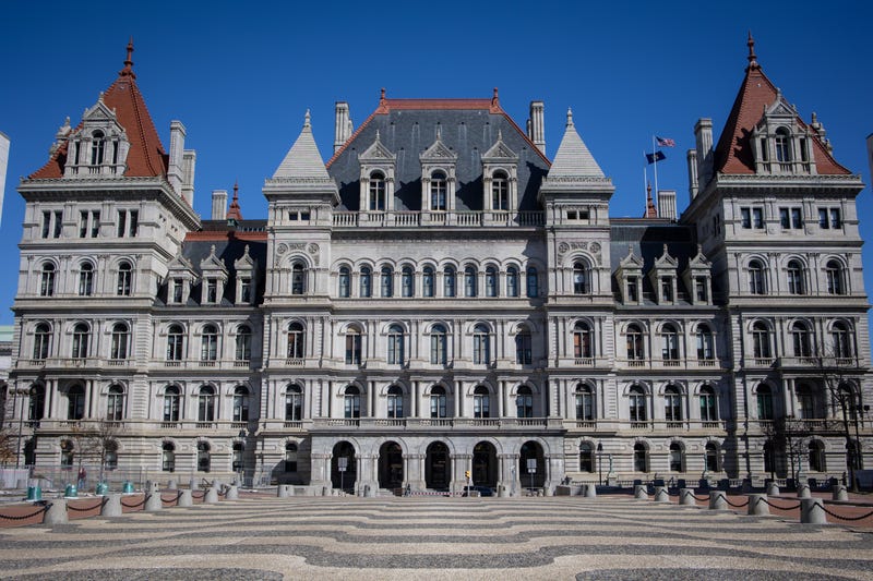 The New York State Capitol building is pictured on March 2, 2021 in Albany, New York
