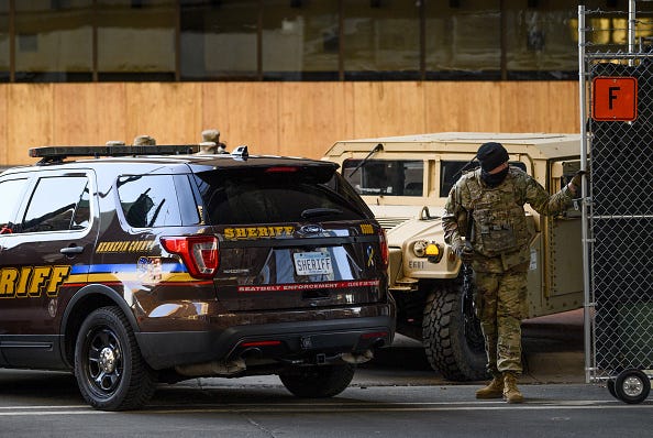Hennepin County Sheriff's car.