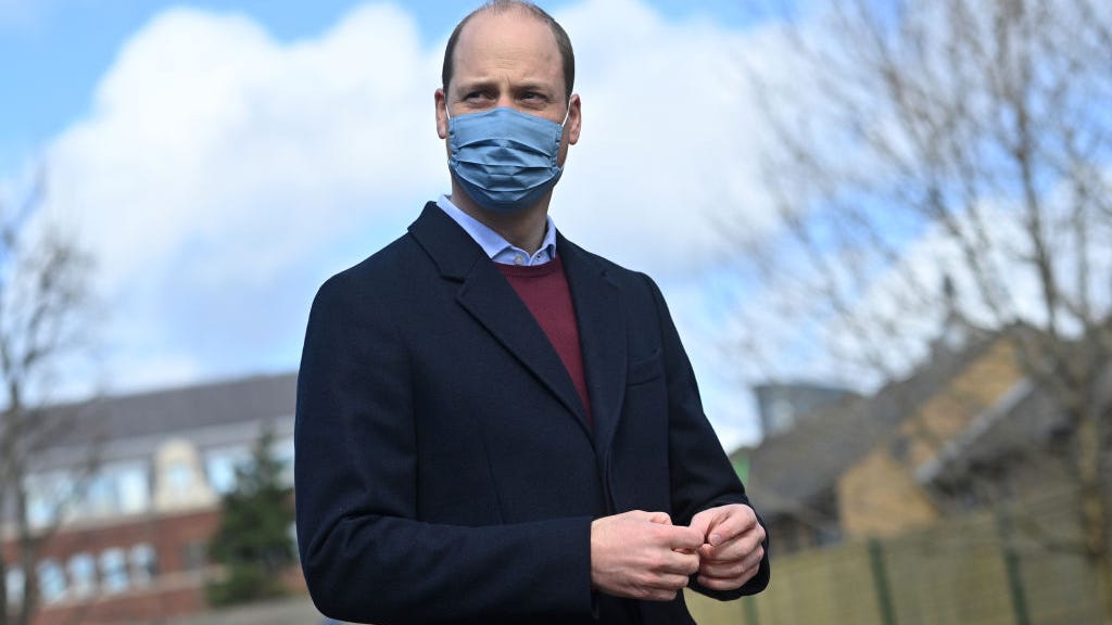 PHOTO: Prince William receives first dose of COVID vaccine
