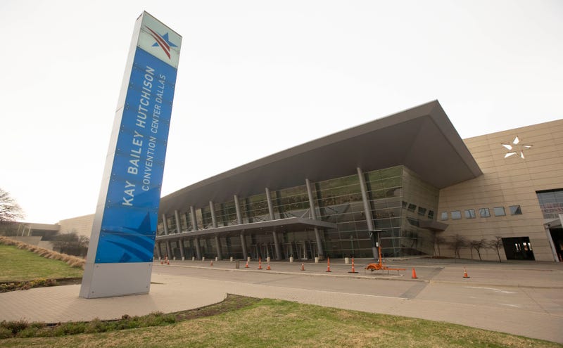 The Kay Bailey Hutchison Convention Center stands on March 16, 2021, in Dallas, Texas.