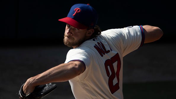 Former Tiger Ace Aaron Nola says 'not right now' when asked about COVID-19 vaccine