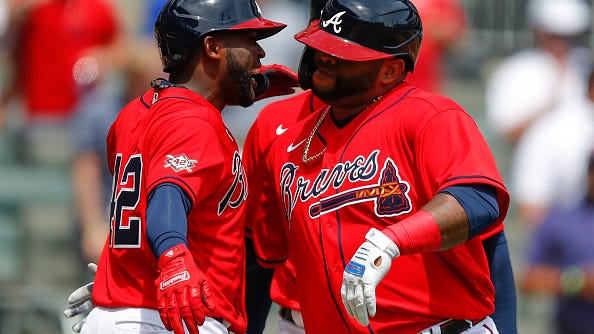 Brian Snitker on Pablo Sandoval: 'He's a pretty huggable guy'