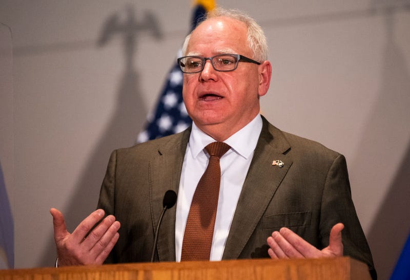 Governor Tim Walz asked today about Hennepin County Attorney Mary Moriarty dismissing charges against Londregan and says he hoped Moriarty would get to this decision.