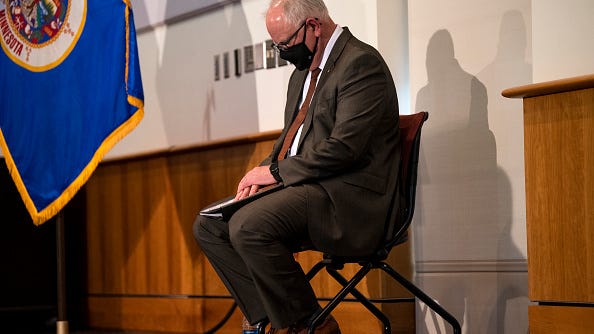Governor Tim Walz tests positive for COVID-19