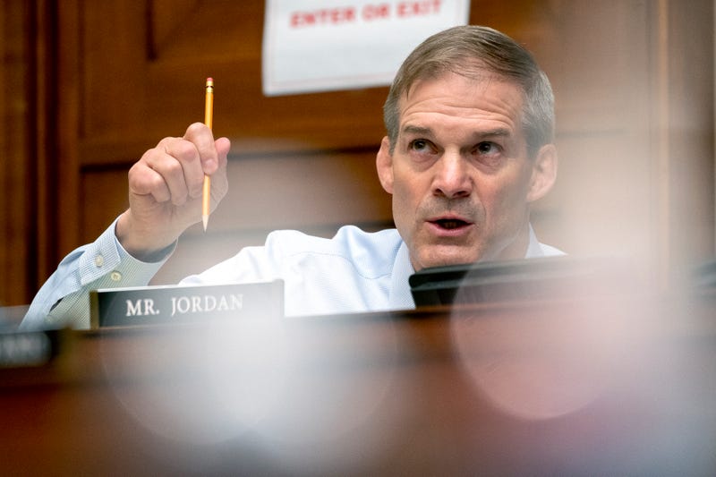 Rep. Jim Jordan speaks during a House subcommittee meeting.