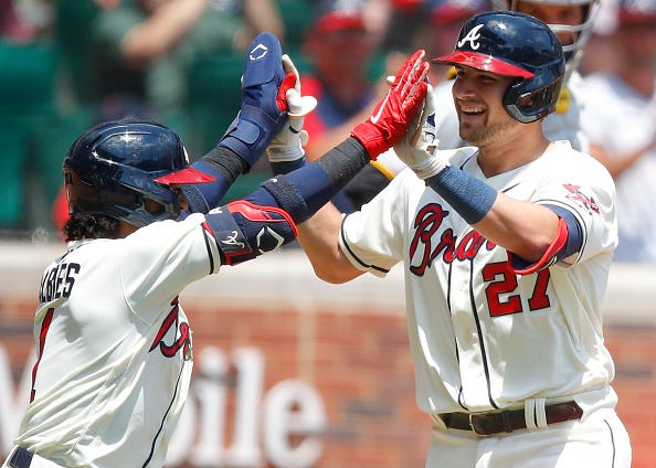 Ozzie Albies, Austin Riley and the Braves are our picks to win the NL Pennant. 