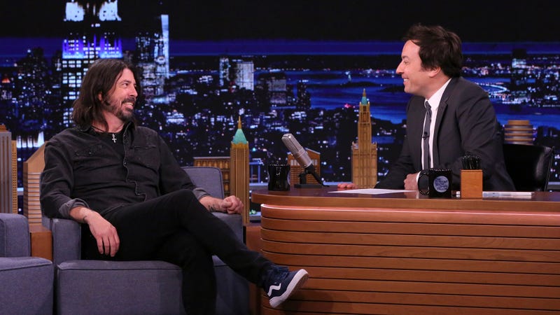 Dave Grohl and Jimmy Fallon