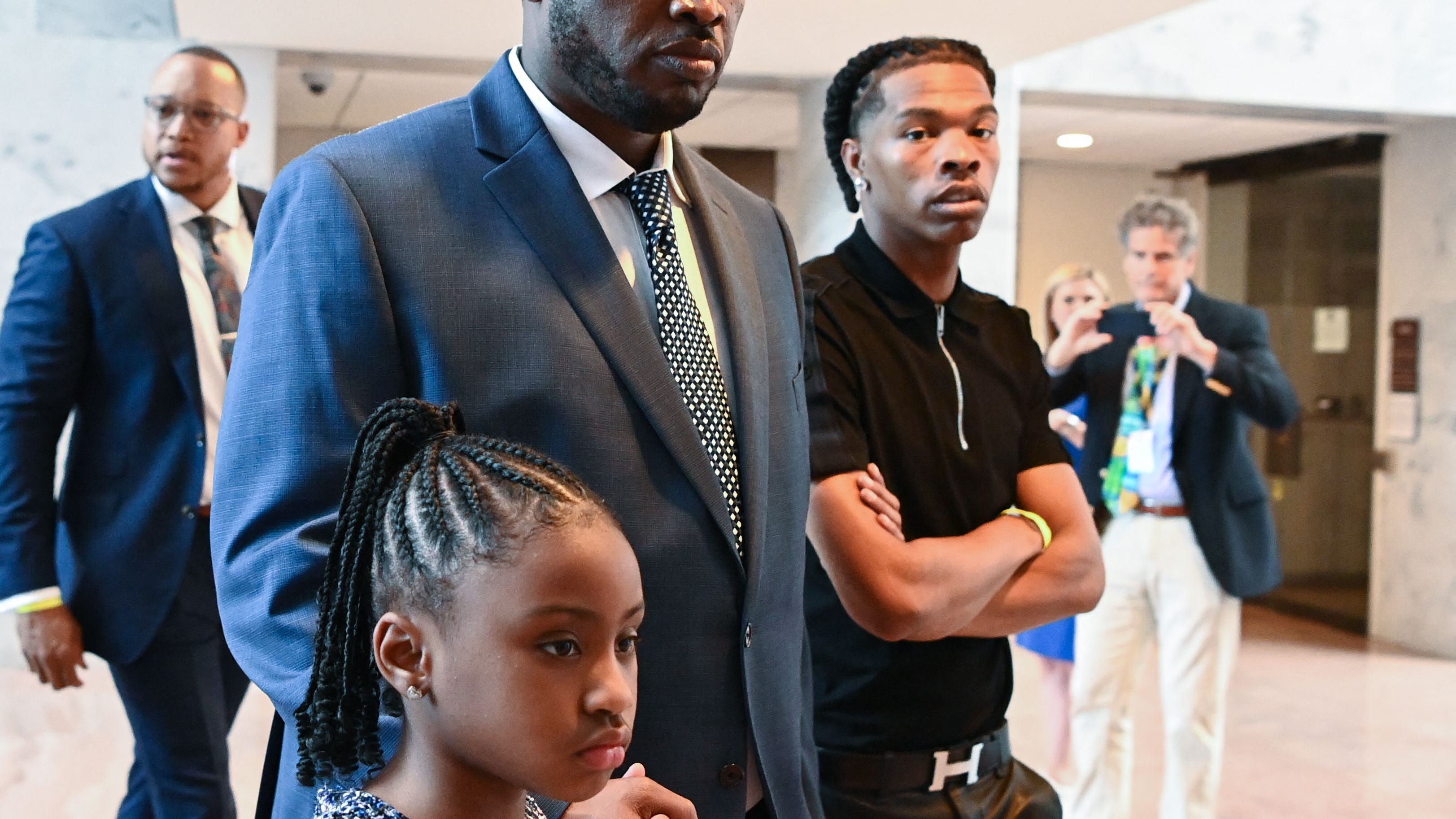 Lil Baby joins family of George Floyd after meeting with President Biden