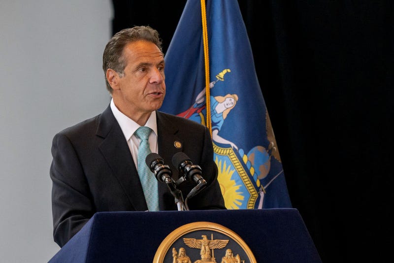 Cuomo at podium