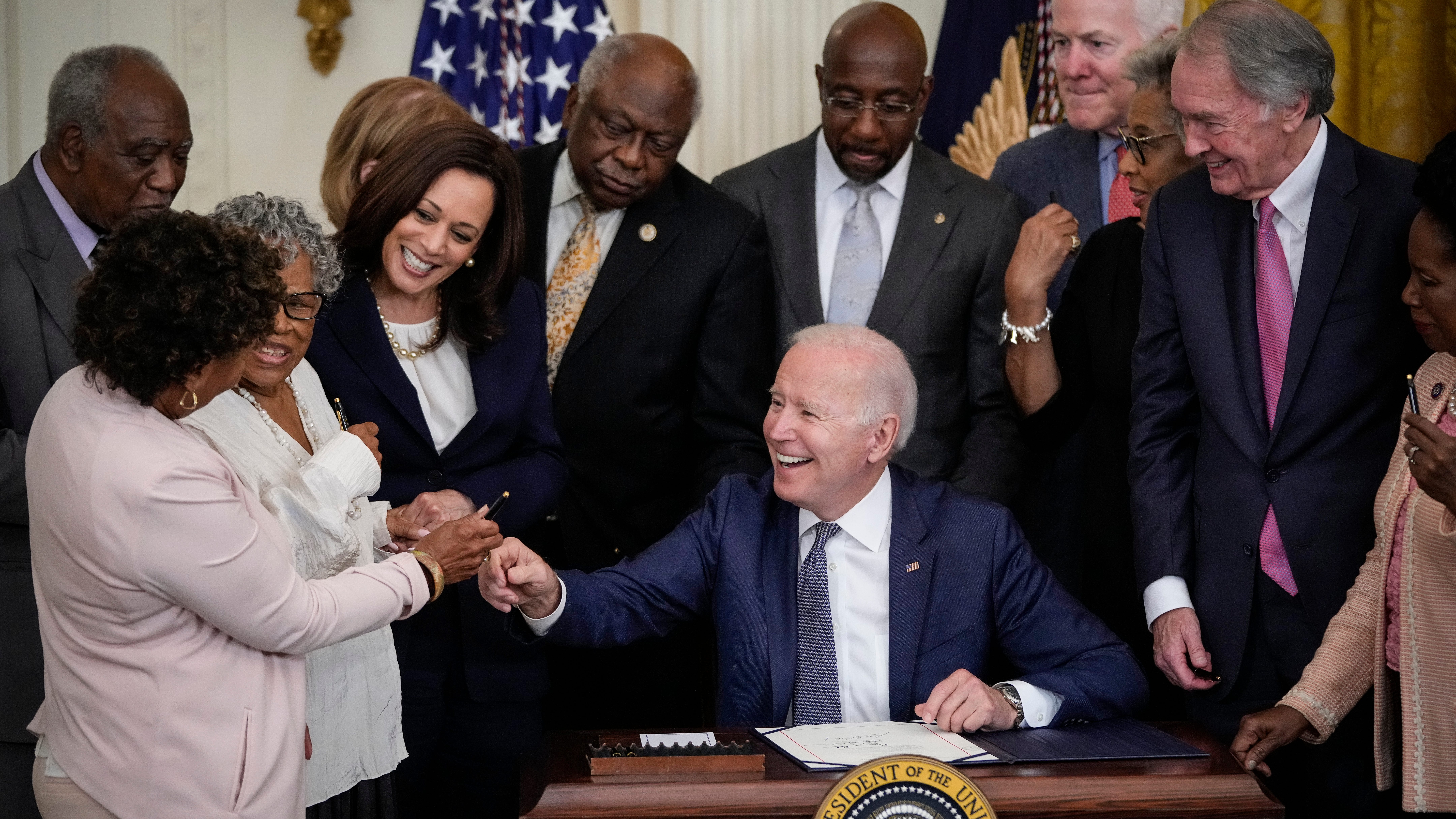 Juneteenth becomes a national holiday